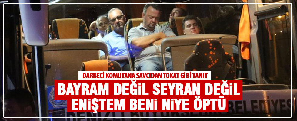 Darbeci komutandan kan donduran ifade