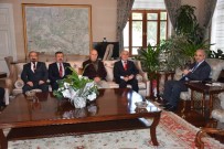 EMEKLİ ASTSUBAYLAR DERNEĞİ - Emekli Astsubaylardan Vali Güvençer'e Ziyaret