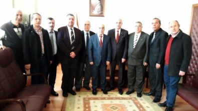 Oda Ve Kooperatif Başkanlarından Kaymakam Çelenkoğlu'na Ziyaret