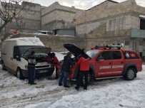 DONMA TEHLİKESİ - ŞAHKUT'tan Şoförlere Yardım Eli