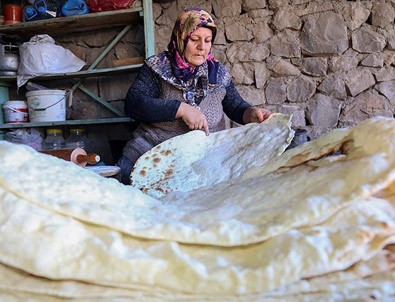 Türkiye'nin kültürel mirası 'lavaş' kış sofralarında