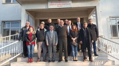 Salihli MHP'den Komutanlara Taziye Ziyareti