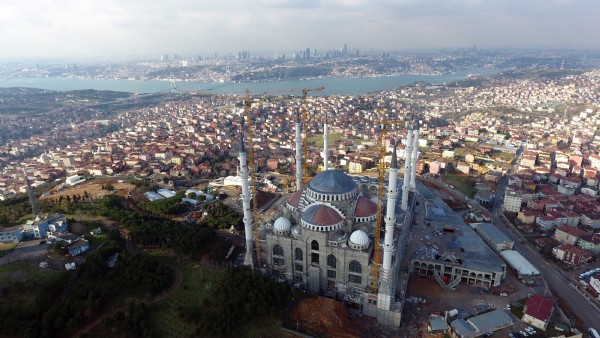 Çamlıca Camii'nin son durumu