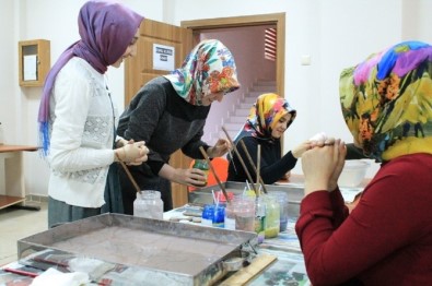 Narman'da Ebru Kursu