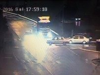 Ordu'daki Kaza Güvenlik Kamerasında