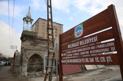 Osmanlı Dönemi Kültür Mirası Peynirli Cami Melikgazi Belediyesi'ne Emanet