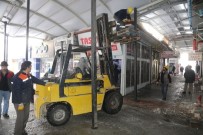 ERTUĞRUL ÇALIŞKAN - Belediye, Bedesten Çarşısının Çatısını Onarmaya Başladı