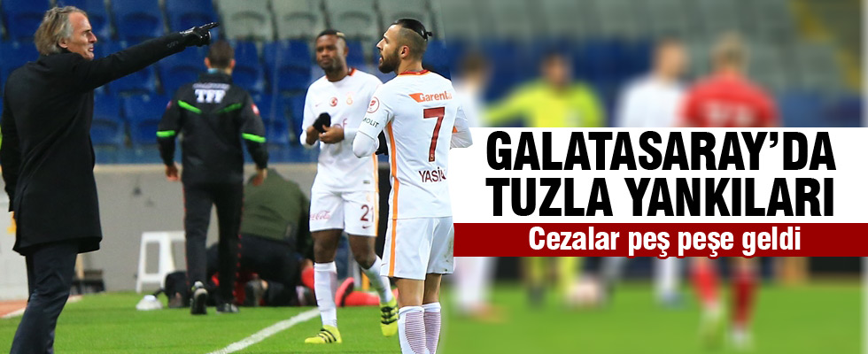 Galatasaray'da yenilginin cezası kesiliyor