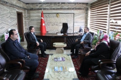 Milletvekili Göktürk Ve İlçe Başkanı Asiltürk'ten Kaymakama Hayırlı Olsun Ziyareti