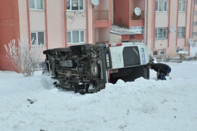 Sarıkamış'ta Trafik Kazası