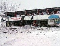 Sinop'ta yolcu otobüsü uçuruma yuvarlandı Haberi