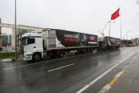 SULTANGAZİ BELEDİYESİ - Sultangazi'den Halep'e 10 Tır Yardım Malzemesi