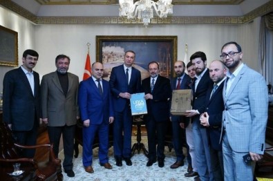 Ufka Yolculuk Heyeti, Diyanet İşleri Başkanı Prof. Dr. Mehmet Görmez'i Ziyaret Etti