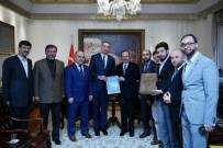 MEHMET GÖRMEZ - Ufka Yolculuk Heyeti, Diyanet İşleri Başkanı Prof. Dr. Mehmet Görmez'i Ziyaret Etti