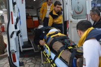 BEDEVI - Araç Muayene İstasyonun Kanalına Düşen Şahıs Yaralandı