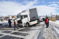 Eleşkirt'te Trafik Kazası; 1 Yaralı