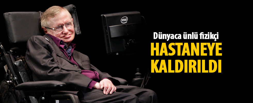 İngiliz Fizikçi Hawking Roma'da hastaneye kaldırıldı
