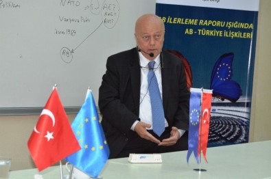 KTÜ'de 'İlerleme Raporu Işığında AB Türkiye İlişkileri' Konferansı