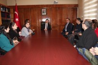 MITAT GÖZEN - Aday Öğretmenler Kaymakam Gözen'i Ziyaret Etti