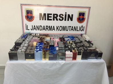 Anamur'da Kaçak Parfüm Operasyonu