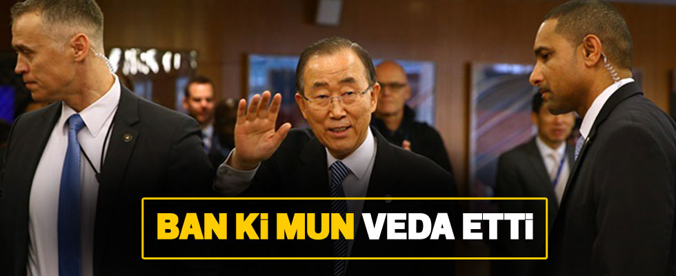 Ban Ki Mun BM'ye veda etti