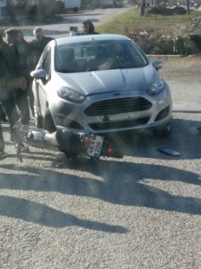 Milas'ta Trafik Kazası Açıklaması 1 Yaralı