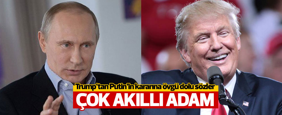 Trump'tan Putin'e övgü dolu sözler