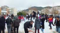 Anamur'da Kar Sevinci