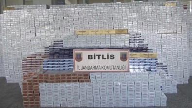 Bitlis'te 20 Bin 110 Paket Kaçak Sigara Ele Geçirildi