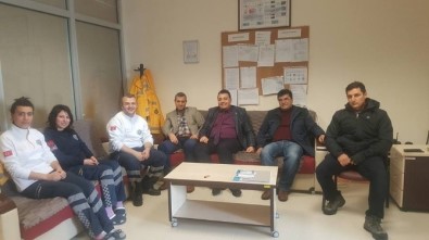 Eskişehir Sağlık-Sen Şube Başkanı Köksal'ın İlçe Ziyareti