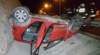Samsun'da Otomobil Takla Attı Açıklaması 5 Yaralı