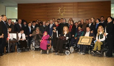 Bağcılarlı Engelliler, Başbakan Yıldırım'ı Ziyaret Etti