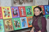 EBRU SANATı - GKV'de Ebrulu Portreler Sergisi Büyük İlgi Görüyor