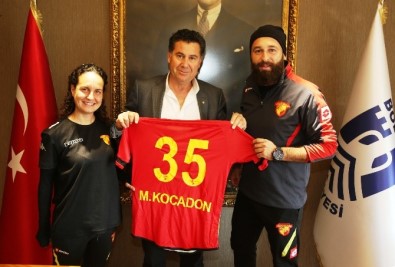 Göztepe Bodrum Futbol Okulu'ndan Başkan Kocadon'a Ziyaret