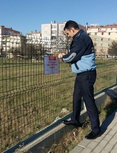Kapaklı Zabıta Müdürlüğü'nden Afiş Uyarısı