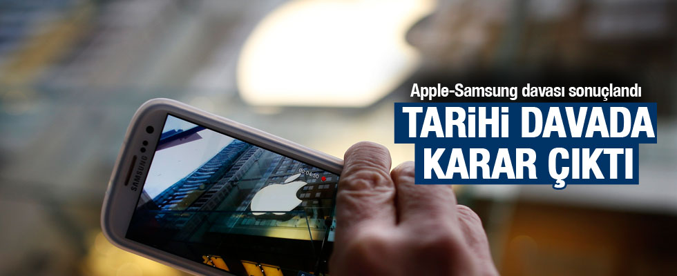 Apple-Samsung Davası Samsung Lehine Sonuçlandı