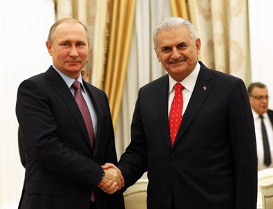 Başbakan Yıldırım'ın Putin ile görüşmesi sona erdi