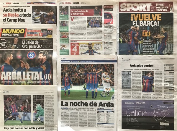 İspanyol basınında Arda Turan dönüşü