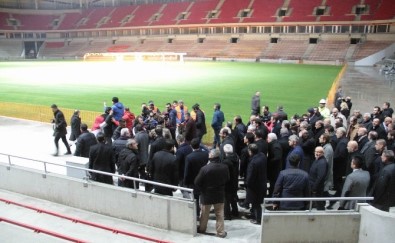 Bakan Kılıç Ve TFF Başkanı Demirören, Samsunspor'un Yeni Stadyumunu İnceledi