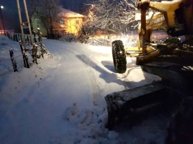 Bartın'ın Yüksek Kesimlerinde Kar Yağışı Etkili Oldu