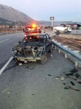 AKKISE - Çorum'da Trafik Kazası Açıklaması 1 Yaralı