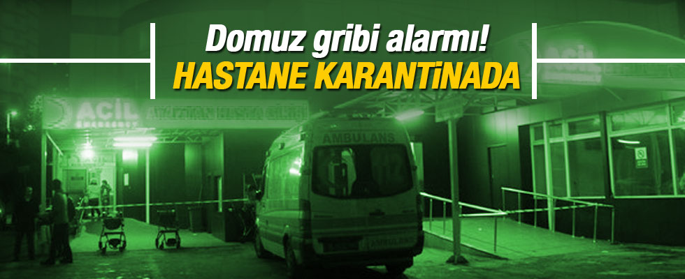 Domuz gribi şüphesiyle hastane karantinaya alındı