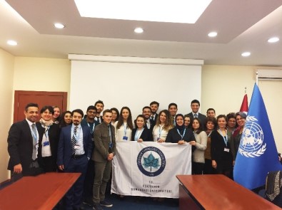 ESOGÜ DİPLOMUN Heyeti Birleşmiş Milletler Türkiye Temsilciliği'ni Ziyaret Etti