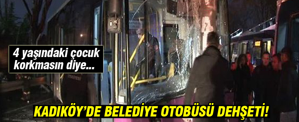 Kadıköy'de otobüs kazası: 5 yaralı