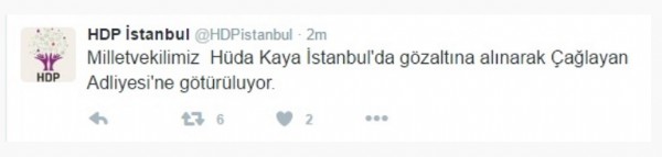 HDP'li Hüda kaya hakkında karar!