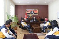 MITAT GÖZEN - 112 Personeli Kaymakam Gözen'i Ziyaret Etti