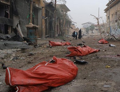 Halep'te sivil yerleşim yerlerine saldırı: 46 ölü, 230 yaralı