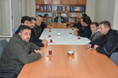 Kanaat Önderlerinden Kaymakam Alibeyoğlu'na Ziyaret