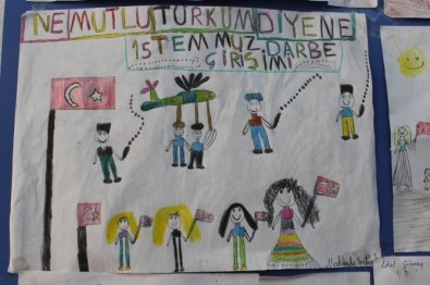 Öğrenciler, Resimlerle 15 Temmuz Darbesini Anlattı