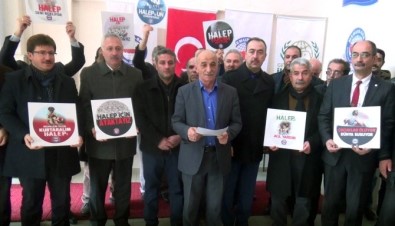 Özbey Açıklaması 'Halep'i Açlıktan İnsanlığı Utançtan Kurtaralım'